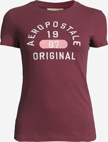 AÉROPOSTALE T-Shirt 'JUL' in Rot: predná strana