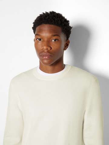 Bershka Pullover in Weiß