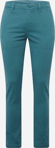 LEVI'S ® Chino trousers 'XX Chino Slim II' in Green: front
