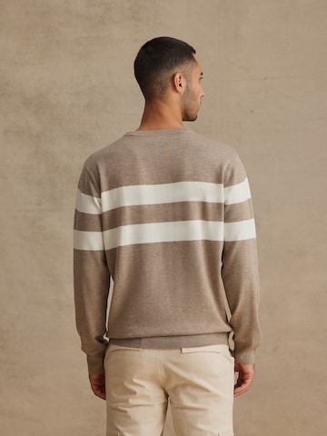 DAN FOX APPAREL Sweater 'Ludwig' in Beige