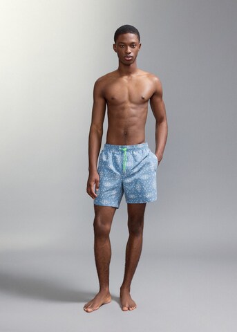 MANGO TEEN Board Shorts in Blue: front