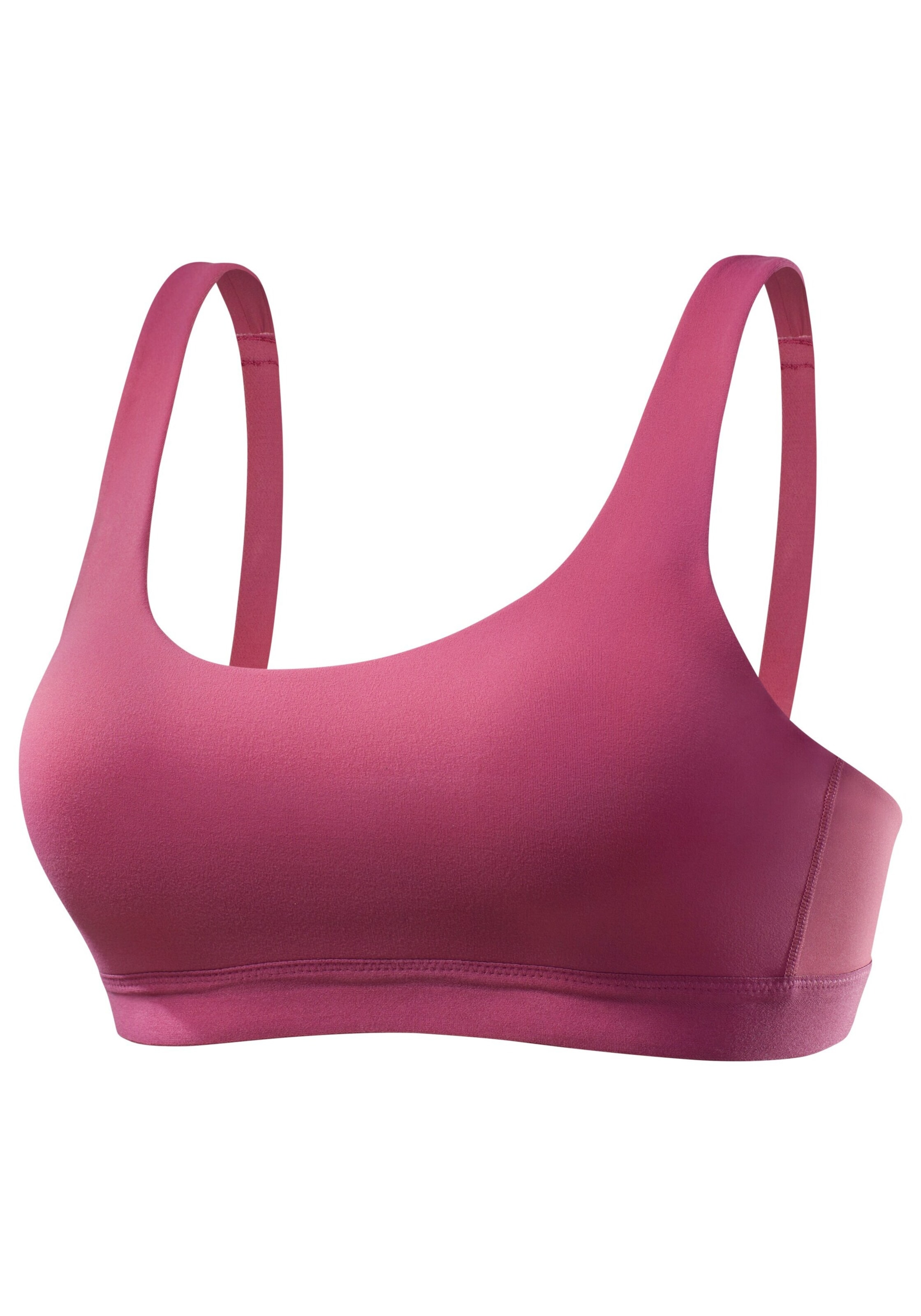 LASCANA ACTIVE Bustier Biustonosz sportowy w kolorze różowy: przód