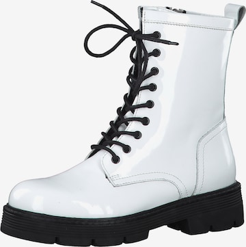 Bottines à lacets MARCO TOZZI en blanc : devant