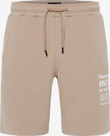 Harlem Soul Regular Pants in Brown: front
