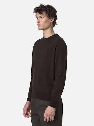 K-Way Pullover 'K-WAY SEBASTIEN MERINO PULLOVER Maglieria'‌‌‌‌‌‌‌‌‌ in Braun