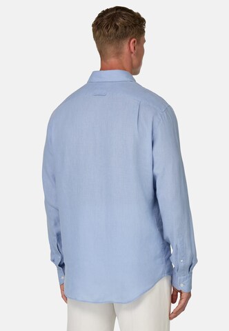 Coupe regular Chemise Boggi Milano en bleu