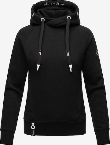 NAVAHOO Sweatshirt 'Liebesmäuschen' in Black: front