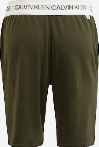 Regular Pantalon de pyjama Calvin Klein Underwear en vert