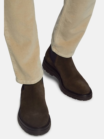 Boggi Milano Chelsea boots in Bruin: voorkant