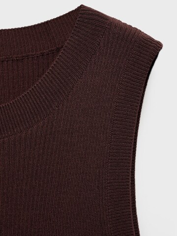 Tops en tricot 'KARL' MANGO en marron