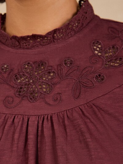 love & roses Bluse i S i burgunder, Produktvisning