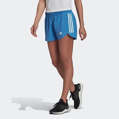 ADIDAS PERFORMANCE Športové nohavice 'Run It' - nebesky modrá / biela, Model/-ka