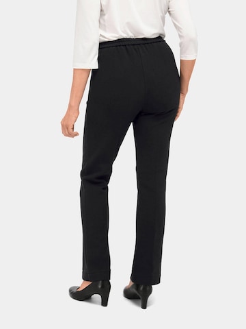 Goldner Slimfit Broek 'Martha' in Zwart