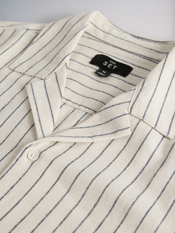 The Set Comfort Fit Hemd in Beige