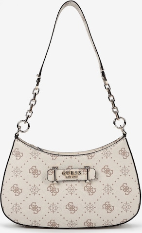 Borsa a spalla 'Carrie ' di GUESS in beige: frontale