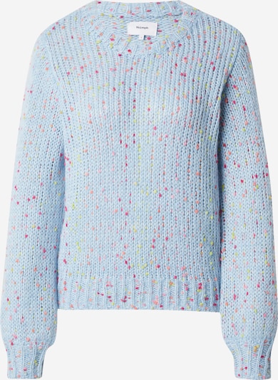 NÜMPH Pullover 'NEPS' in hellblau / grün / pink, Produktansicht