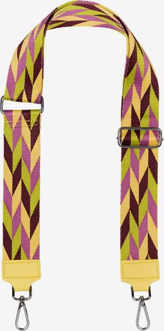 styleBREAKER Taschenzubehör 'Breiter Wechsel Taschengurt Rauten Muster' in Gelb: Vorderseite