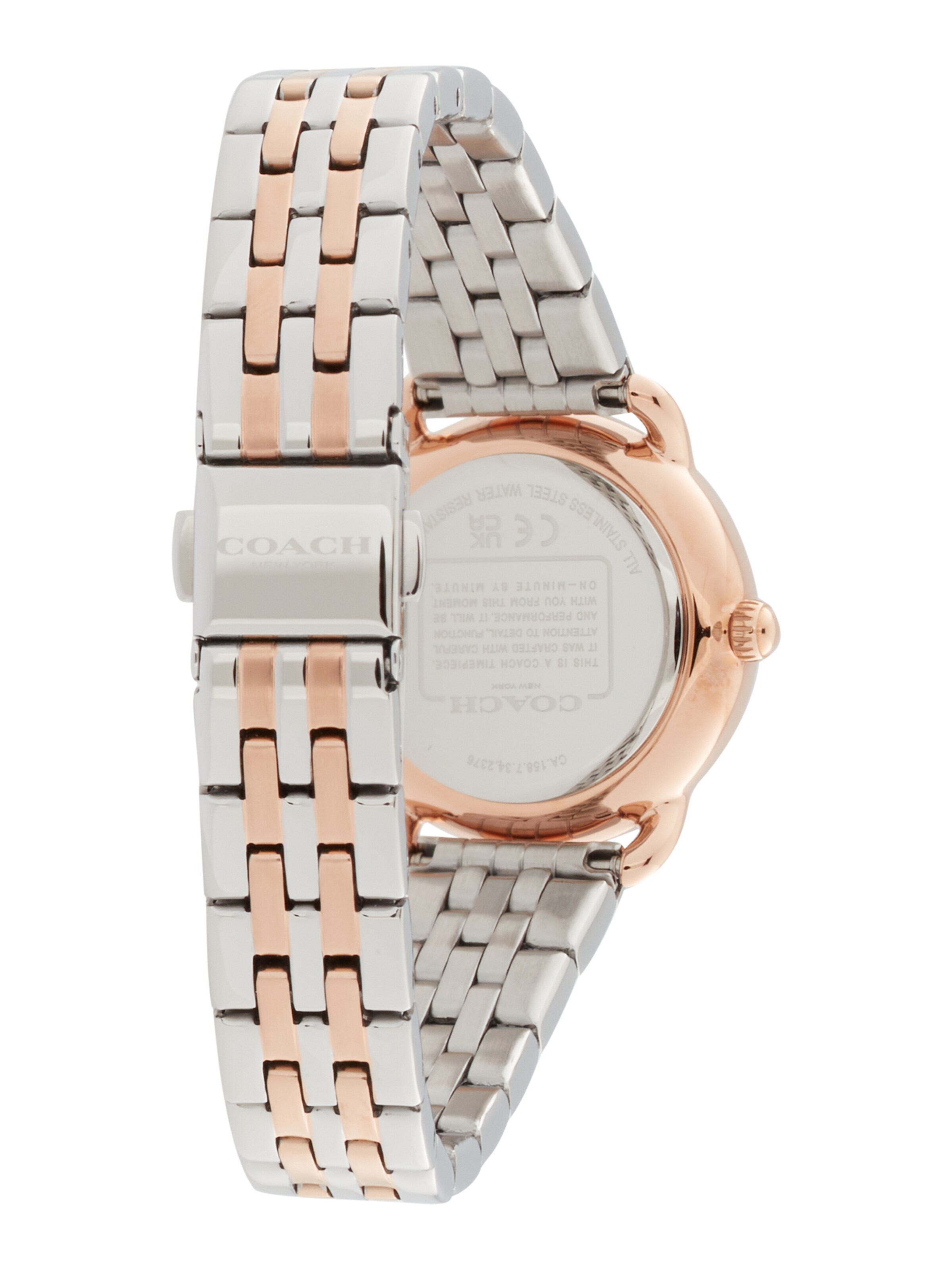 COACH Zegarek analogowy 'Elliot' w kolorze srebrny