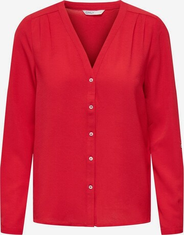 ONLY Blouse in Rood: voorkant