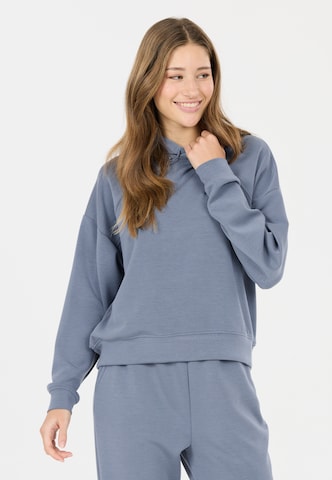 ENDURANCE Sports sweatshirt 'Jade' in Blue: front