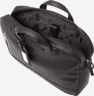 Sac d’ordinateur portable ARMANI EXCHANGE en noir