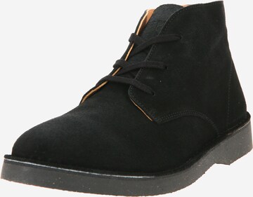 Chukka Boots 'RIGA' SELECTED HOMME en noir : devant