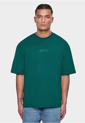 T-Shirt Dropsize en vert : devant