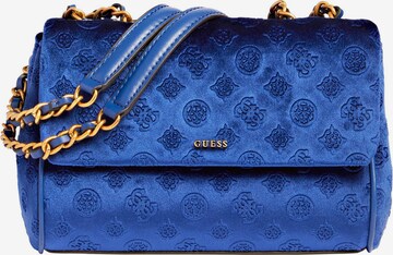 GUESS Schoudertas 'Inia' in Blauw: voorkant