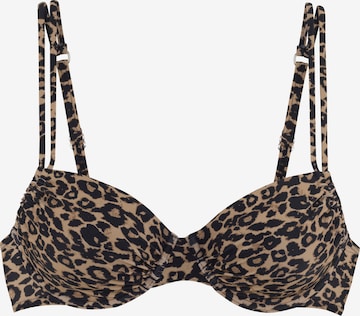 VIVANCEBalkonet Bikini gornji dio - bež boja: prednji dio