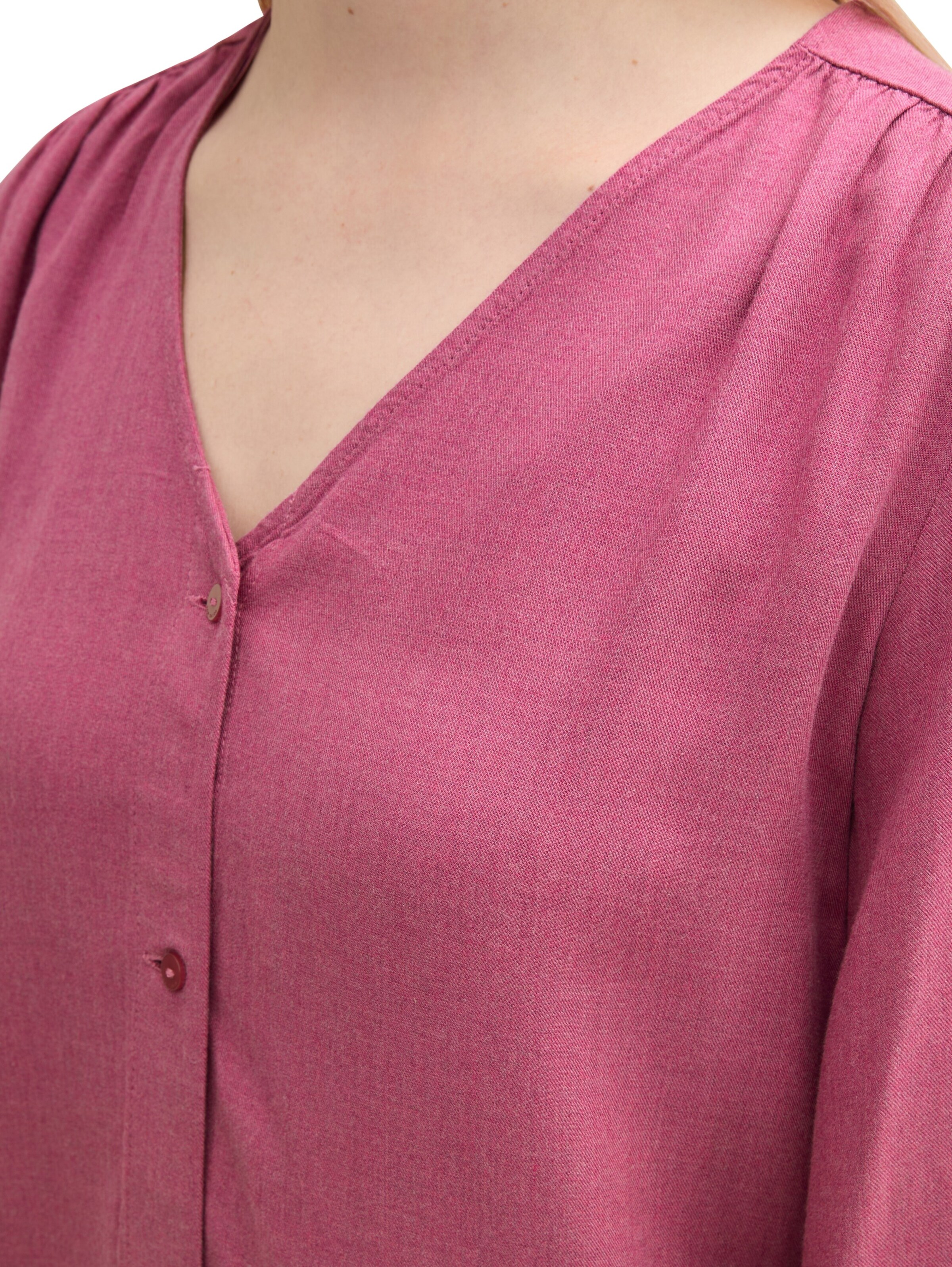 TOM TAILOR Bluse in Pink