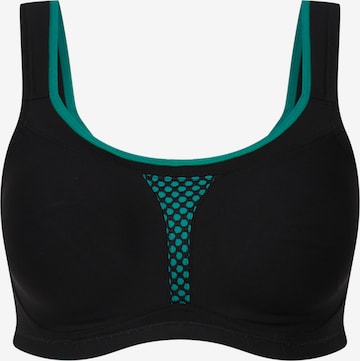 Ulla Popken Bustier BH in Schwarz: predná strana