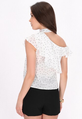 faina Blouse in White