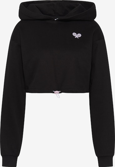 myMo ATHLSR Sportief sweatshirt in de kleur Zwart / Wit, Productweergave