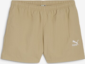 PUMA Regular Broek in Beige: voorkant