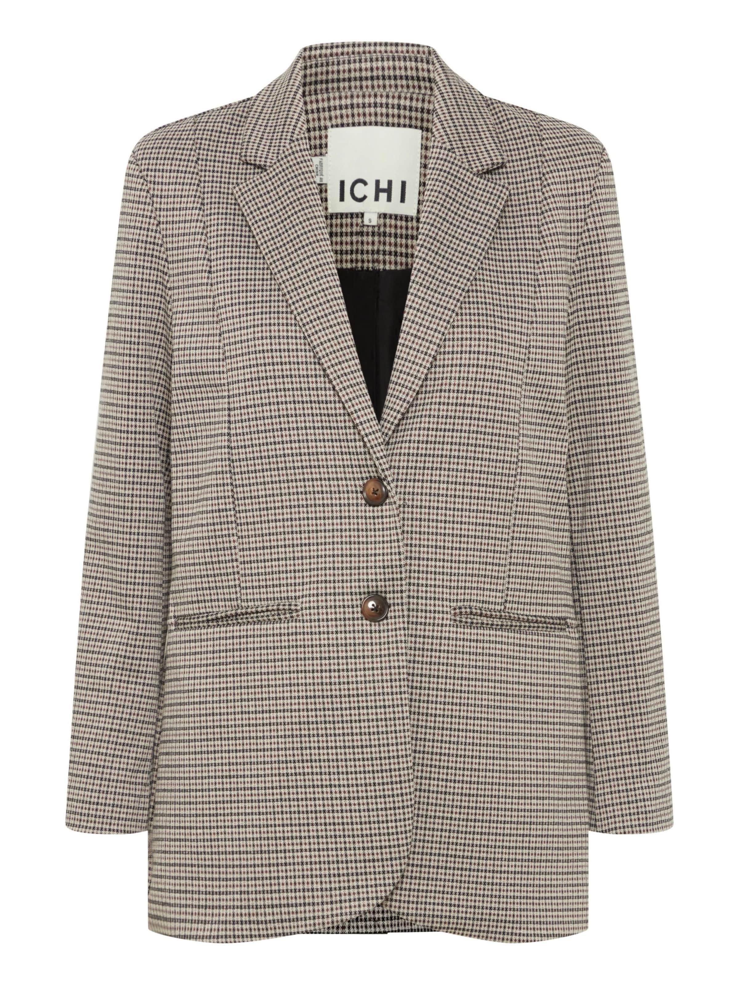 ICHI Blazers 'Kate' in Beige: voorkant