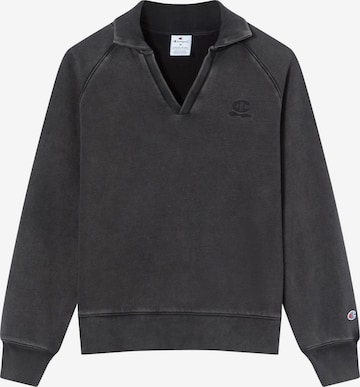 Champion Authentic Athletic ApparelSweater majica 'Icons' - crna boja: prednji dio