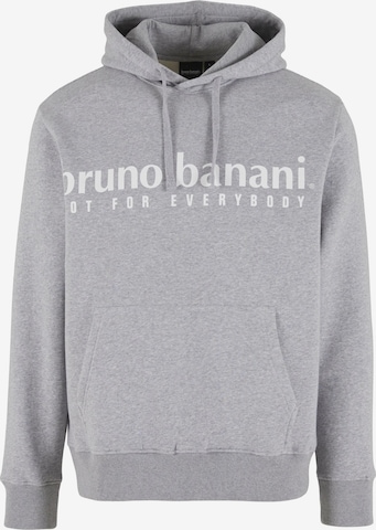 Sweat-shirt Bruno Banani en gris : devant
