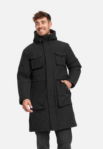 INDICODE JEANS Winter parka 'INKristof' in Black