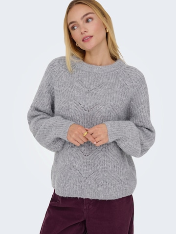 ONLY Sweter 'ONLGILA' w kolorze szary