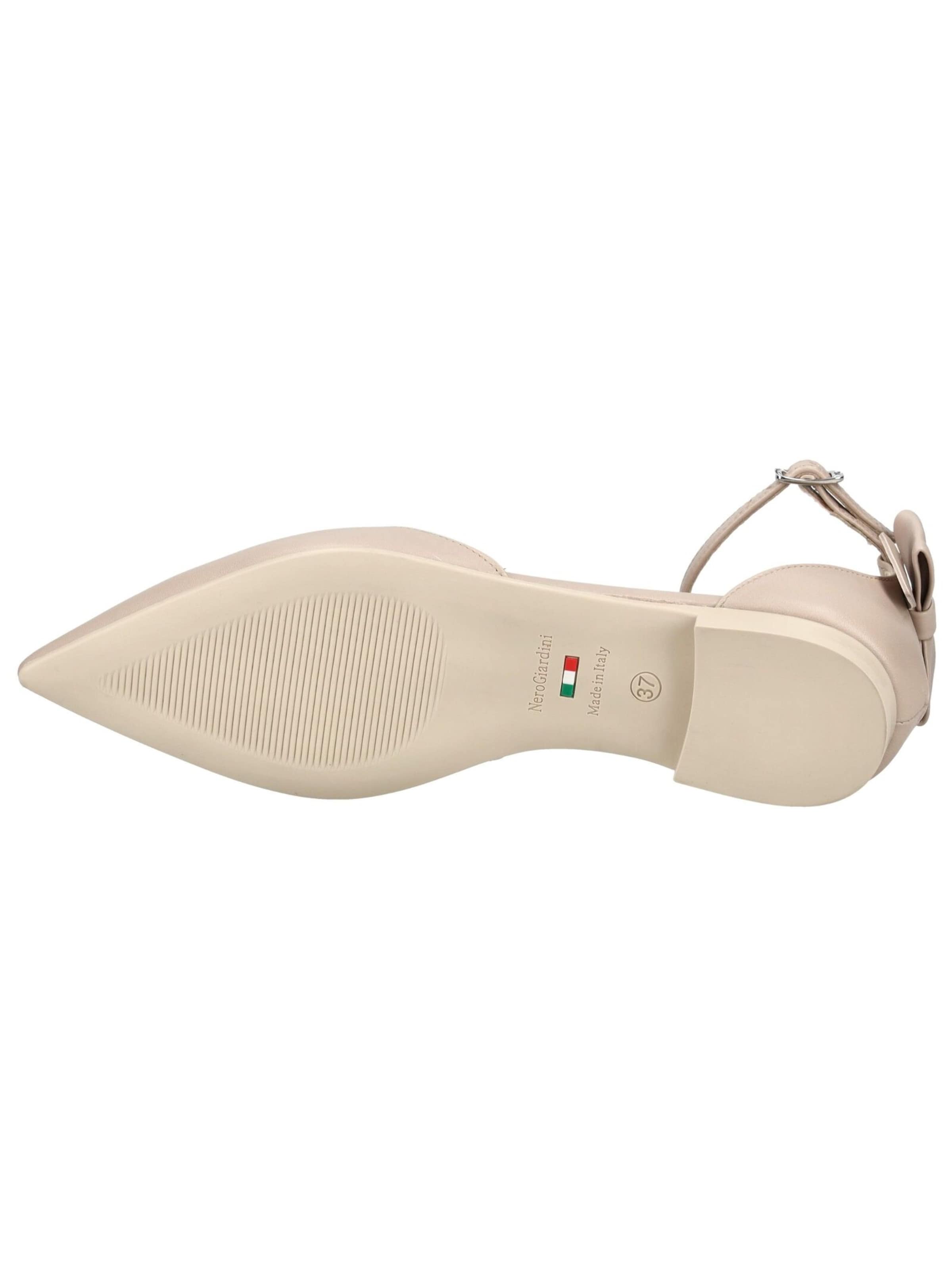 Ballerina con cinturino di Nero Giardini in beige