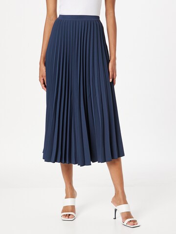 KnowledgeCotton Apparel Skirt 'Daffodil' in Blue: front