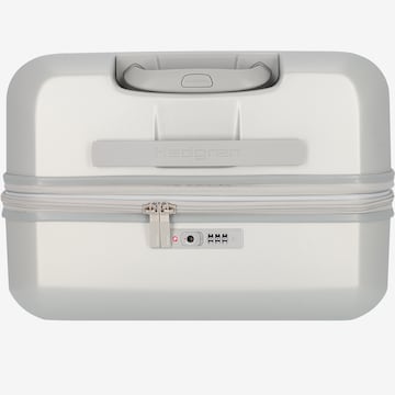 Hedgren Lineo Stripe M 4-Rollen Trolley 66 cm in Silber