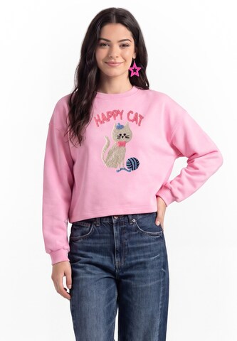 MYMO Sweatshirt in Pink: Vorderseite