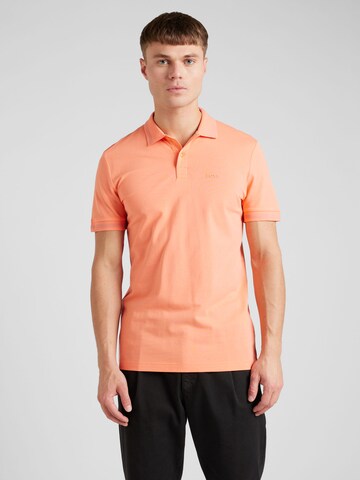 BOSS Shirt 'Pio1' in Oranje: voorkant