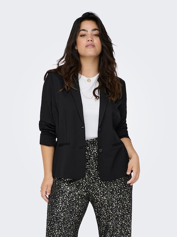 ONLY Carmakoma Blazer 'Goldtrash' i svart: forside