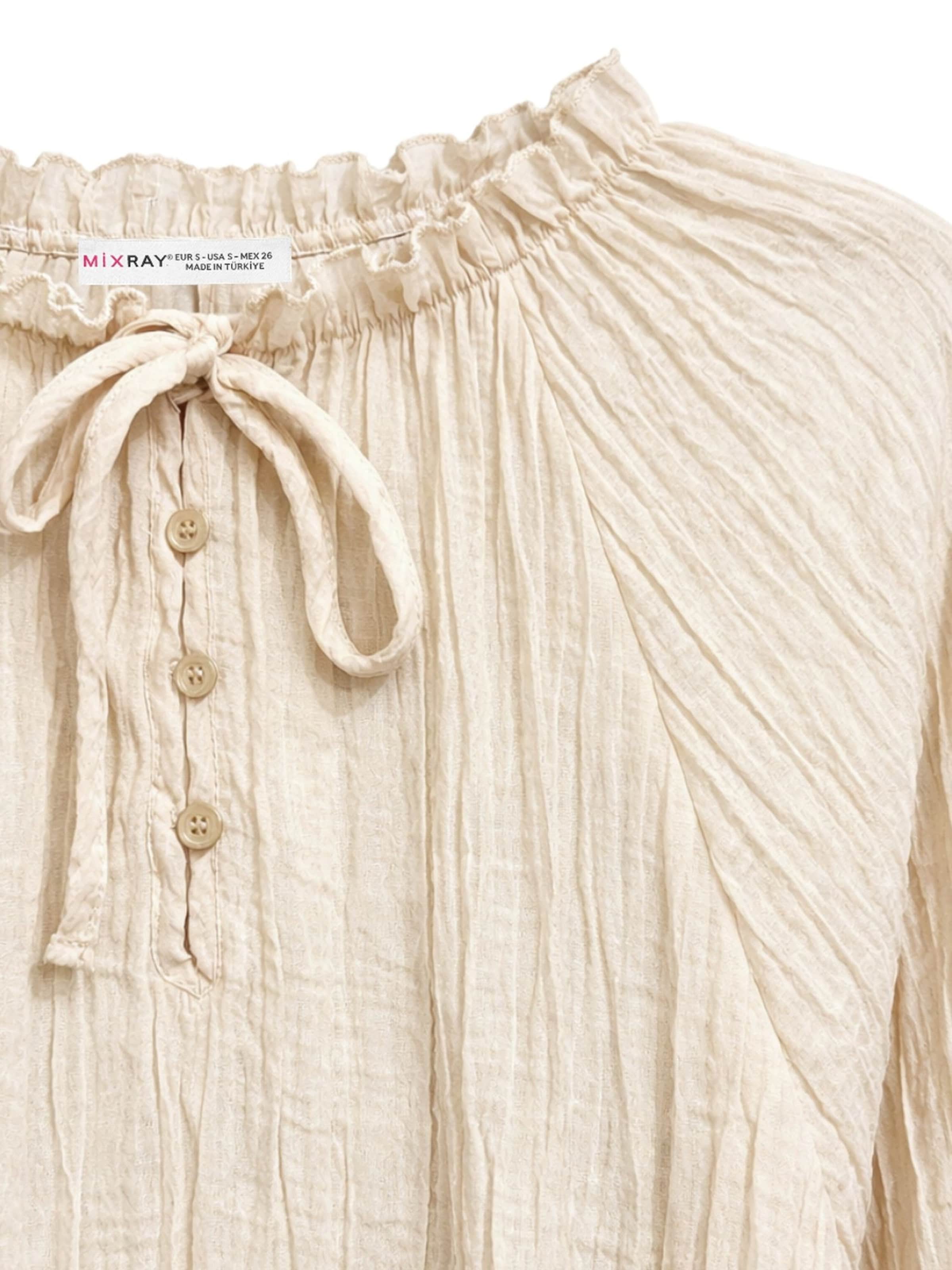 Camicia da donna di MixRay in beige