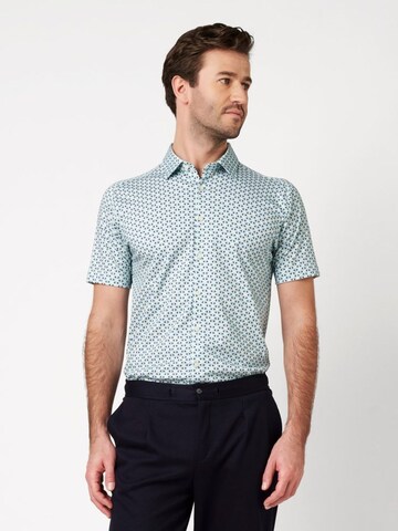 DESOTO Slim fit Button Up Shirt in Blue