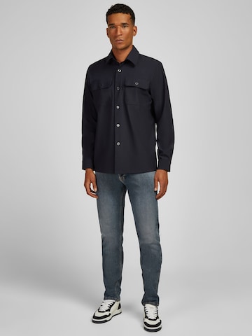 HECHTER PARIS Regular Fit Hemd in Blau