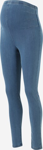 MAMALICIOUS جينز مطاط ضيق 'JOPLIN' بـ أزرق: الأمام