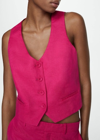 MANGO Suit Vest 'Boreli' in Pink